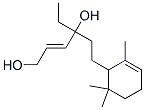 4-ethyl-6-(2,6,6-trimethylcyclohex-2-en-1-yl)hex-2-ene-1,4-diol Structure