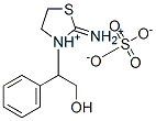 3-[alpha-(hydroxymethyl)benzyl]-2-iminiothiazolidinium sulphate  Structure