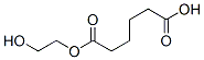 (2-hydroxyethyl) hydrogen adipate Structure