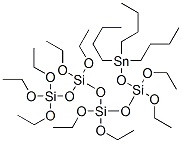 12,12-dibutyl-4,4,6,6,8,8,10,10-octaethoxy-3,5,7,9,11-pentaoxa-4,6,8,10-tetrasila-12-stannahexadecane Structure