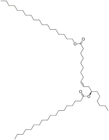 octdecyl (R)12-[(1-oxooctadecyl)oxy]oleate Structure