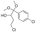 4-chloro-alpha-(2-chloroethyl)-beta,beta-dimethoxyphenethyl alcohol Structure