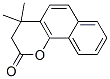 3,4-디히드로-4,4-디메틸-7,8-벤조쿠마린 구조식 이미지