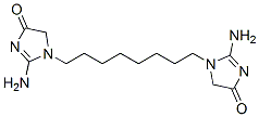 1,1'-(octane-1,8-diyl)bis[2-amino-1,5-dihydro-4H-imidazol-4-one] Structure