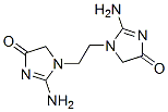 1,1'-(ethane-1,2-diyl)bis[2-amino-1,5-dihydro-4H-imidazol-4-one] 구조식 이미지