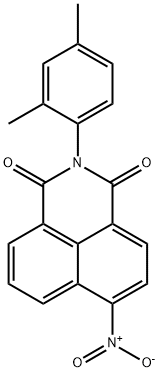 2-(2,4-dimethylphenyl)-6-nitro-1H-benz[de]isoquinoline-1,3(2H)-dione Structure