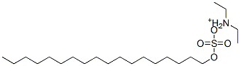 diethylammonium octadecyl sulphate  Structure