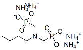 [(butylimino)bis(methylene)]bisphosphonic acid, ammonium salt Structure