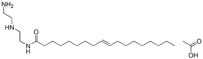 N-[2-[(2-aminoethyl)amino]ethyl]octadec-9-enamide monoacetate Structure