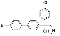 4'-bromo-alpha-(4-chlorophenyl)-alpha-[(dimethylamino)methyl][1,1'-biphenyl]-4-methanol Structure