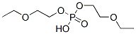 bis(2-ethoxyethyl) hydrogen phosphate Structure