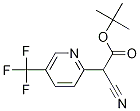 tert-부틸2-시아노-2-(5-(트리플루오로메틸)피리딘-2-일)아세테이트 구조식 이미지