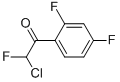 Ethanone, 2-chloro-1-(2,4-difluorophenyl)-2-fluoro- (9CI) Structure