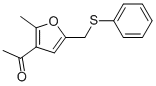 1-(2-METHOXY-5-PHENYLSULFANYLMETHYL-FURAN-3-YL)-ETHANONE Structure