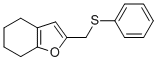 2-PHENYLSULFANYLMETHYL-4,5,6,7-TETRAHYDRO-BENZOFURAN Structure