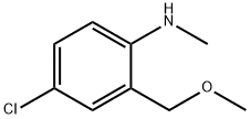 N-Methyl 4-chloro-2-(methoxymethyl)aniline Structure