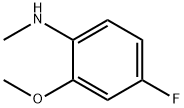 N-Methyl 4-fluoro-2-methoxyaniline Structure