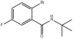 2-Bromo-N-tert-butyl-5-fluorobenzamide 구조식 이미지