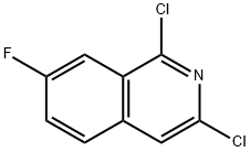 1,3-Dichloro-7-fluoroisoquinoline Structure