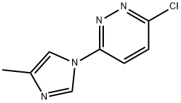 3-Chloro-6-(4-methyl-1H-imidazol-1-yl)pyridazine Structure