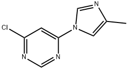 4-Chloro-6-(4-methyl-1H-imidazol-1-yl)pyrimidine 구조식 이미지