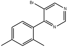 5-Bromo-4-(2,4-dimethylphenyl)pyrimidine Structure
