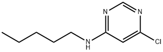 6-클로로-N-펜틸피리미딘-4-아민 구조식 이미지