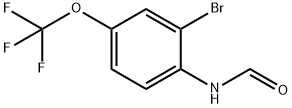 (4-formylamino-3-bromophenyl) trifluoromethyl ether 구조식 이미지