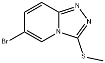 6-Bromo-3-(methylthio)-[1,2,4]triazolo[4,3-a]pyridine Structure