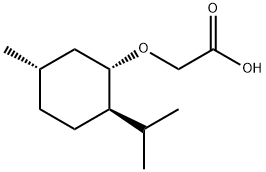 (+)-MENTHOXYACETIC ACID Structure