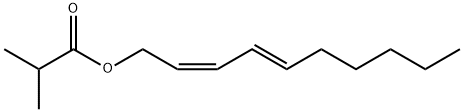 (Z,E)-deca-2,4-dienyl isobutyrate Structure