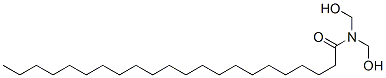 N,N-bis(hydroxymethyl)docosanamide Structure