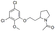 1-acetyl-2-[2-(3,5-dichloro-2-methoxyphenoxy)ethyl]pyrrolidine Structure