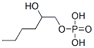 2-hydroxyhexyl dihydrogen phosphate Structure
