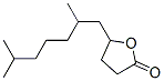 5-(2,6-dimethylheptyl)dihydrofuran-2(3H)-one Structure