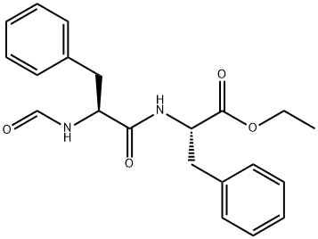 ethyl N-(N-formyl-3-phenyl-L-alanyl)-3-phenyl-L-alaninate  Structure