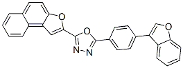 2-[4-(3-benzofuryl)phenyl]-5-naphtho[2,1-b]furan-2-yl-1,3,4-oxadiazole 구조식 이미지