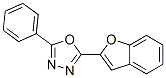 2-(2-benzofuryl)-5-phenyl-1,3,4-oxadiazole Structure