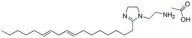 2-(heptadeca-8,11-dienyl)-4,5-dihydro-1H-imidazole-1-ethylamine monoacetate Structure