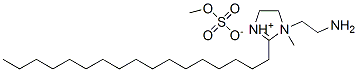 1-(2-aminoethyl)-2-heptadecyl-4,5-dihydro-1-methyl-1H-imidazolium methyl sulphate  Structure