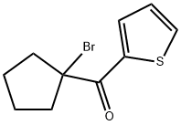(1-브로모시클로펜틸)-2-티에닐케톤 구조식 이미지