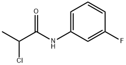 2-CHLORO-N-(3-FLUOROPHENYL)PROPANAMIDE Structure