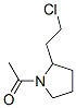 1-아세틸-2-(2-클로로에틸)피롤리딘 구조식 이미지