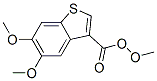 3,5,6-트리메톡시벤조[b]티오펜-3-카르복실산 구조식 이미지