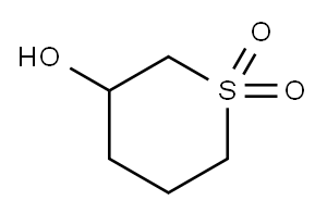 tetrahydro-2H-thiopyran-3-ol 1,1-dioxide Structure