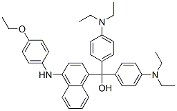 알파,알파-비스[4-(디에틸아미노)페닐]-4-[(4-에톡시페닐)아미노]나프탈렌-1-메탄올 구조식 이미지