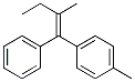 p-(2-methyl-1-phenyl-1-butenyl)toluene Structure