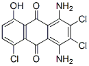 1,4-diamino-2,3,5-trichloro-8-hydroxyanthraquinone Structure