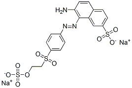 7-아미노-8-[[4-[[2-(술폭시)에틸]술포닐]페닐]아조]나프탈렌-2-술폰산,나트륨염 구조식 이미지