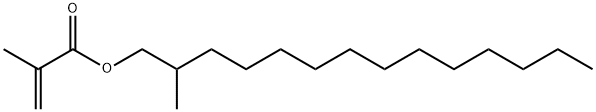 2-메틸테트라데실메타크릴레이트 구조식 이미지
